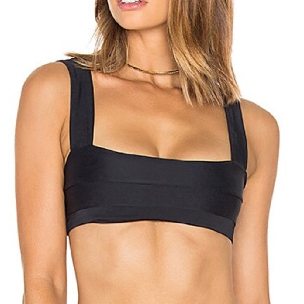 KAOHS Hampton Black Square Neck Bikini Top